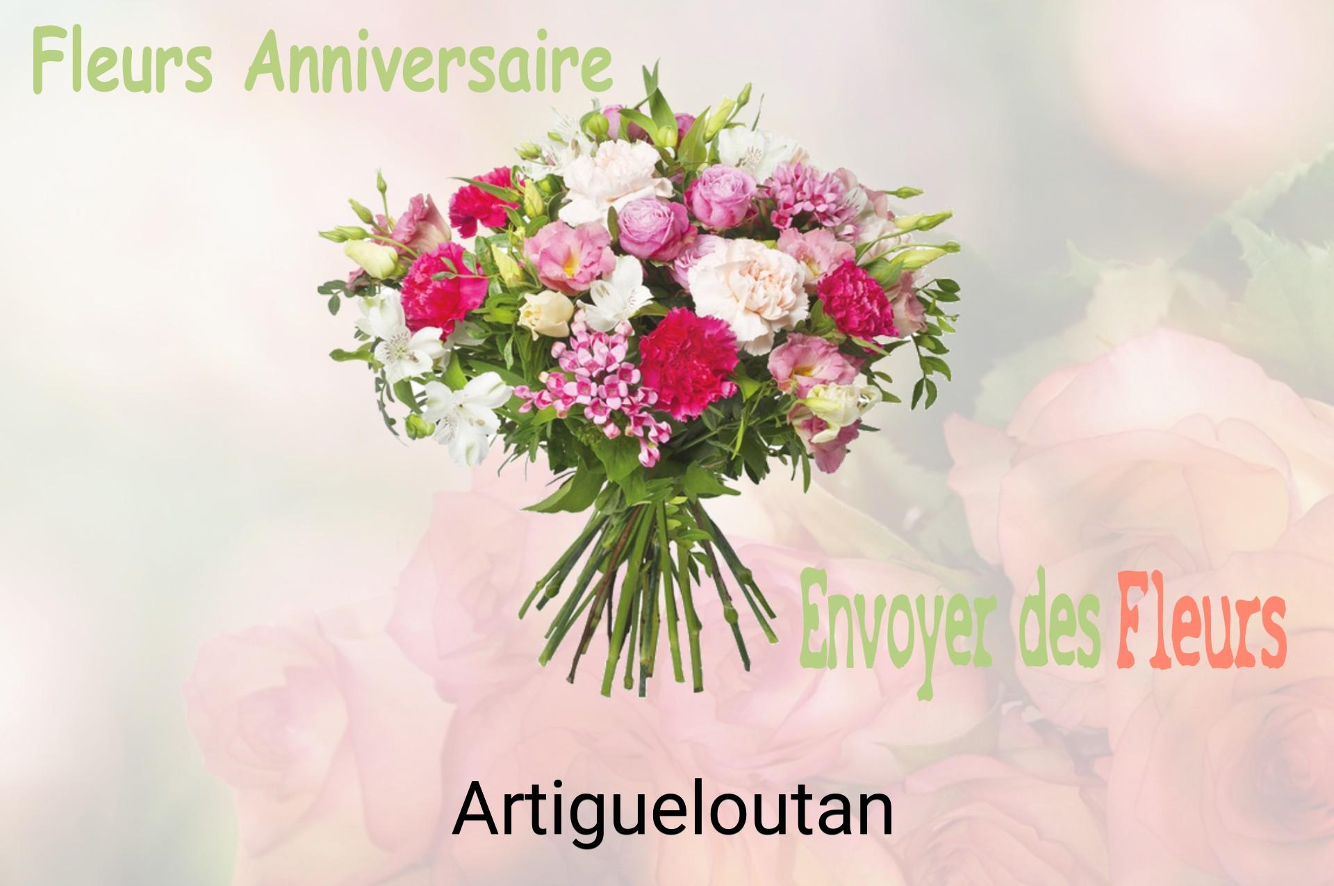 Bouquet de fleurs d’anniversaire livré à Artigueloutan